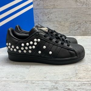 Adidas Superstar Studded black sneakers. Nwt